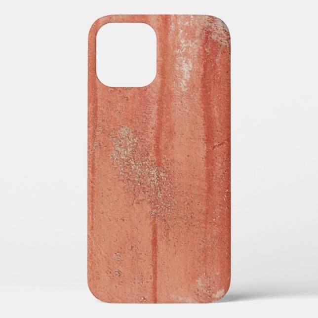 RED AND WHITE PAINTED WALL Case-Mate iPhone CASE (Back)