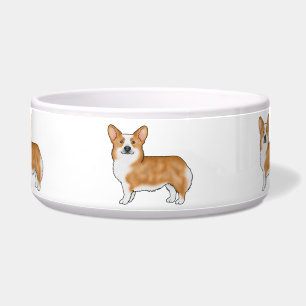 Red And White Pembroke Welsh Corgi Cartoon Dogs