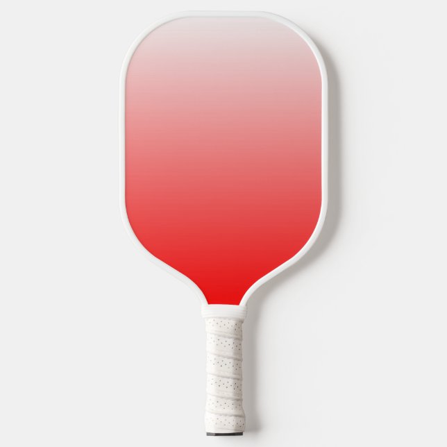 Red and White Pickleball Paddle (Front)