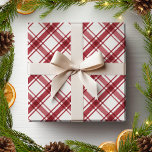 Red and White Plaid Wrapping Paper<br><div class="desc">Wrap your presents in style with our Red and White Plaid Wrapping Paper, showcasing the classic red and white buffalo check pattern. This high-quality paper adds a festive and elegant touch to your gifts, making them stand out under the tree. Perfect for all your holiday wrapping needs, it ensures your...</div>