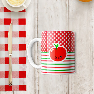 Red and white polka Coffee Mug