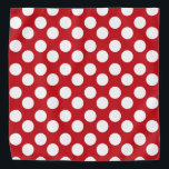 Red and White Polka Dot Bandanna<br><div class="desc">This cute bandanna is the perfect accessory for you,  your child or your favourite dog.</div>