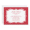 Red and White Polka Dot Invitations