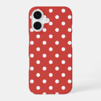 Red and White Polka Dot Pattern
