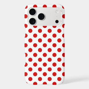 Red and white polka dots