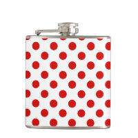 Red and white polka dots