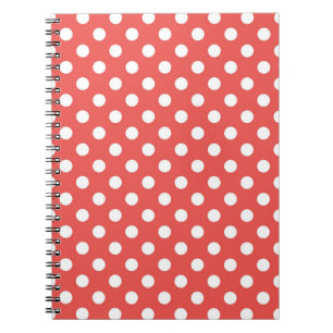 Red and White Polka Dots Notebook