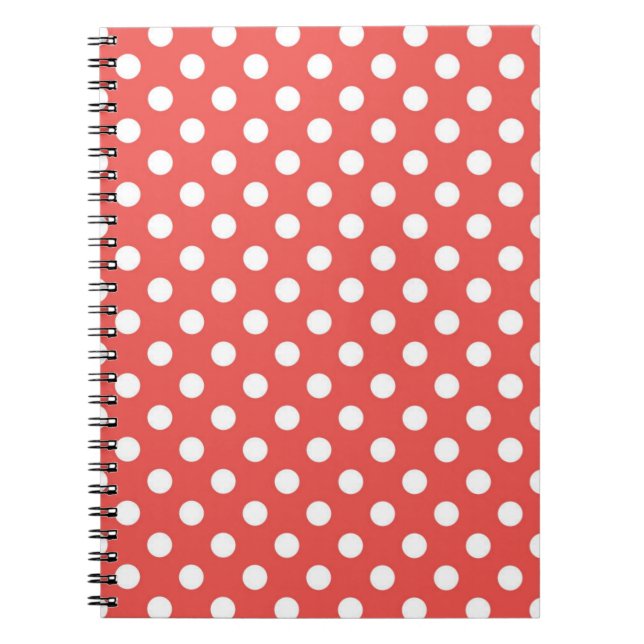 Red and White Polka Dots Notebook (Front)