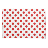 Red and white polka dots