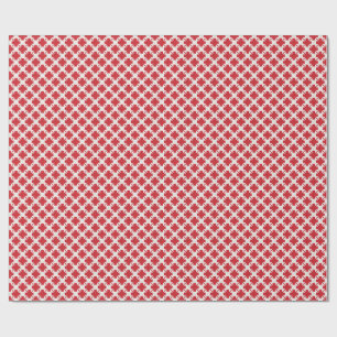 Red and White Shemagh Keffiyeh Eid Gift Wrap