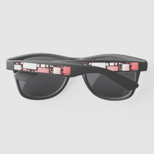 Red and White Square Dancing Sunglasses