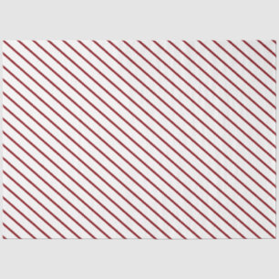 Red and White Stripe Christmas Tissue Paper