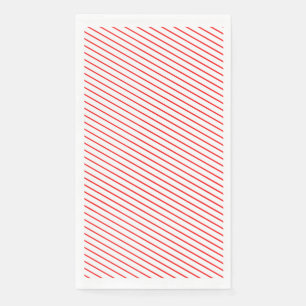 Red and White Stripes Napkins/Guest Towels Napkin