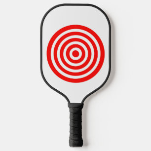 Red and White Target Pickleball Paddle
