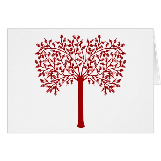 Red and White Tree (Front Horizontal)