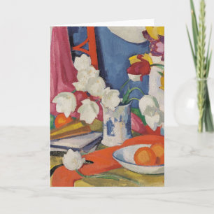 Red and White Tulips Samuel John Peploe Card