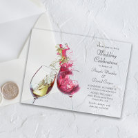 Red and White Wine Dance Wedding Celebration