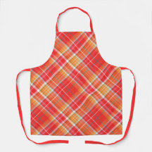 Red and Yellow Cheery Plaid