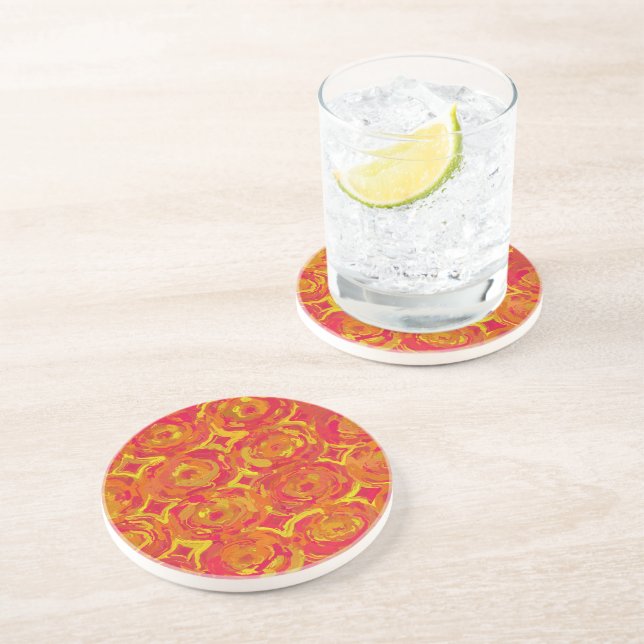 Red and Yellow Coaster (Side)