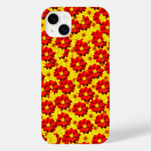 Red and yellow dahlia flowers Case-Mate iPhone 14 plus case