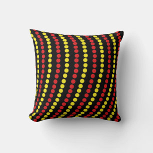 Red and Yellow Dots Cool Cushion