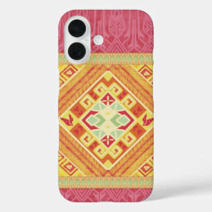 Red and Yellow Feathers iPhone 16 Case