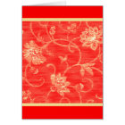 Red and Yellow Flower Flourish Design