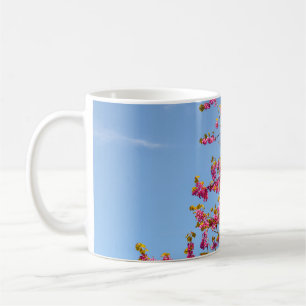 RED AND YELLOW FLOWER UNDER BLUE SKY COFFEE MUG
