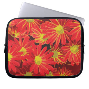 Red and Yellow Flowers 1 Laptop Sleeve