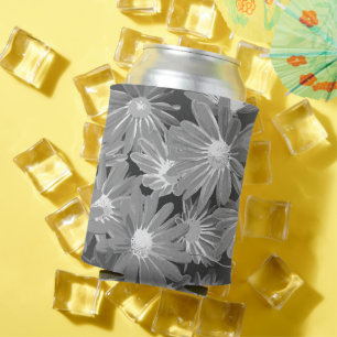 Red and Yellow Flowers 2 Can Cooler