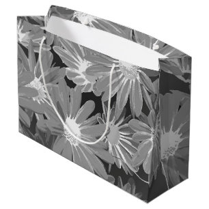 Red and Yellow Flowers 2 Large Gift Bag