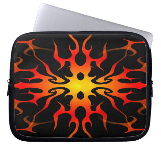 Red and Yellow Hot Rod Flames Laptop Sleeve