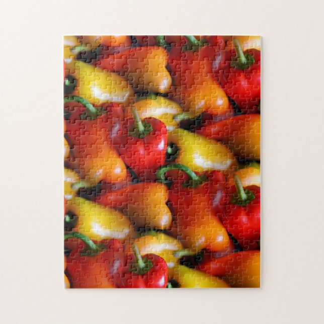 Red and Yellow Peppers Jigsaw Puzzle (Vertical)