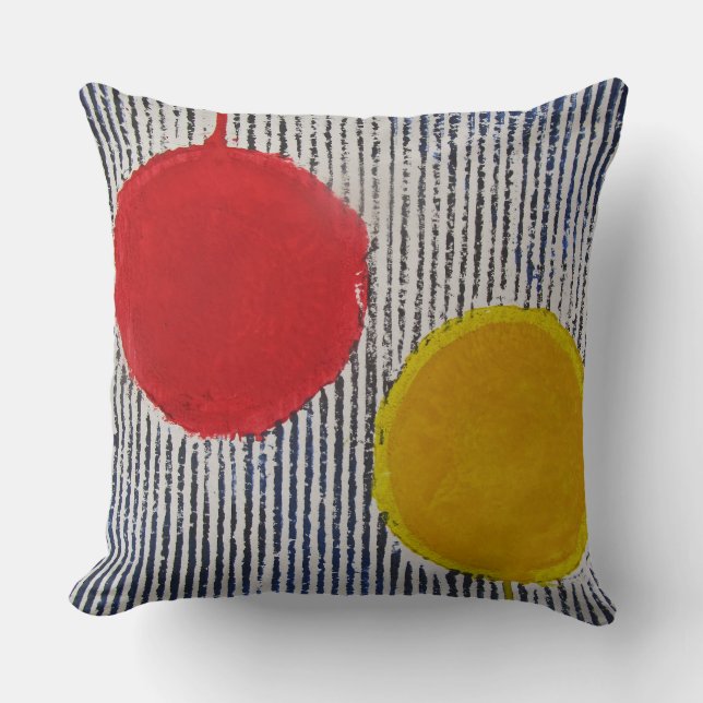 Red and Yellow spot Cushion (Front)