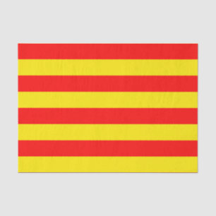 Red and Yellow Stripes Design Tissue Paper