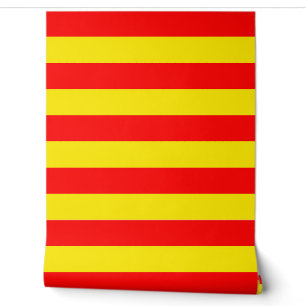 Red and Yellow Stripes Wall Decor