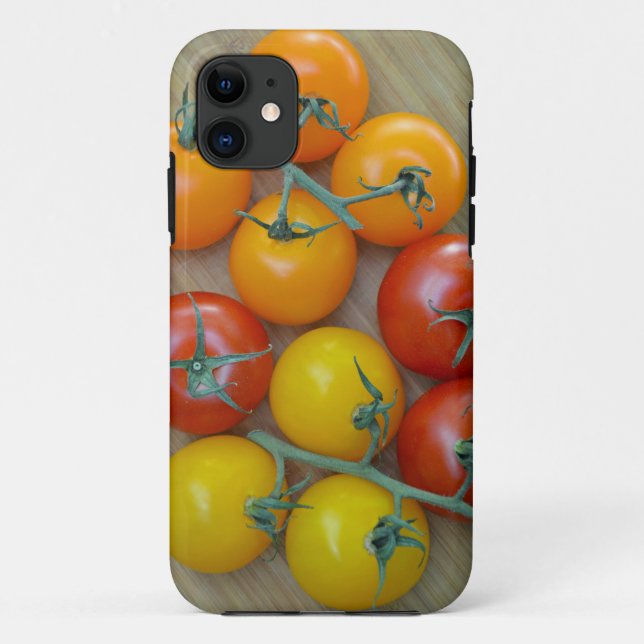 Red and yellow tomatoes print Case-Mate iPhone case (Back)