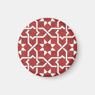 Red Andalusian mosaic SEVILLE Magnet