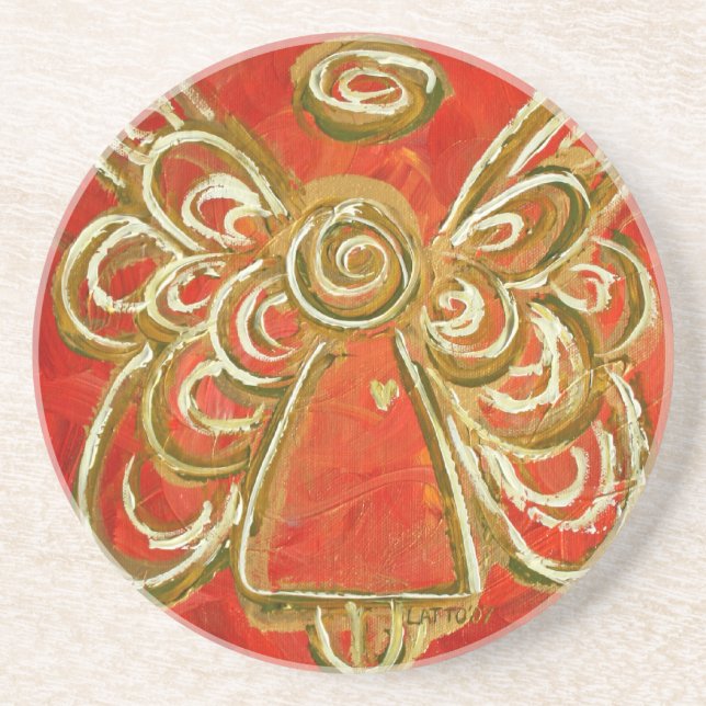 Red Angel Coaster (Front)
