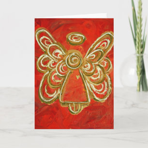 Red Angel Greeting Card or Notecards