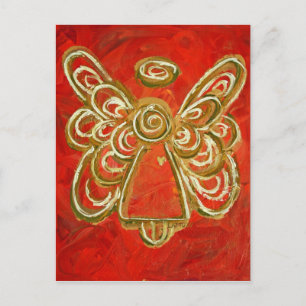 Red Angel Postcard