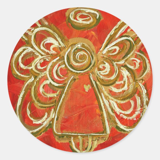 Red Angel Stickers (Front)
