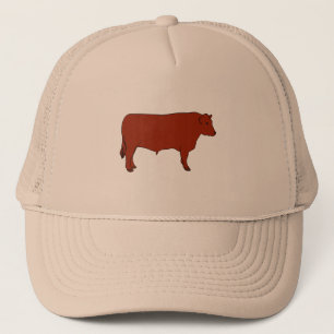 Red Angus Bull Trucker Hat