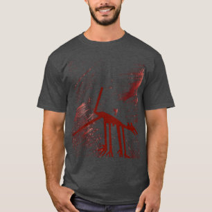 Red Animal Geoglyph T-Shirt
