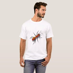 Red Ant Crawling T-Shirt