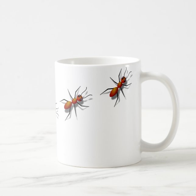 Red Ants Crawling On Your Coffee Mug (Right)