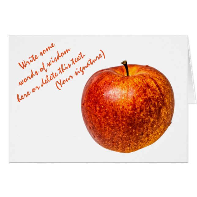 Red apple (Front Horizontal)