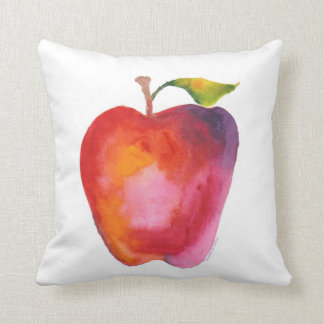 Red Apple, Blue Apple Cushion