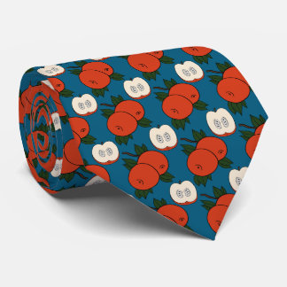 Red Apple Blue Tie