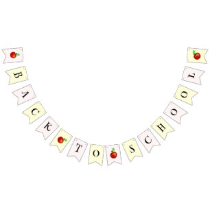 Red apple bunting 